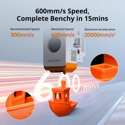 Core XY 3D Printer High-Speed 600mm/s Ultra-Quiet