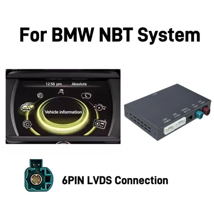 Wireless CarPlay Android Auto Adapter for BMW NBT