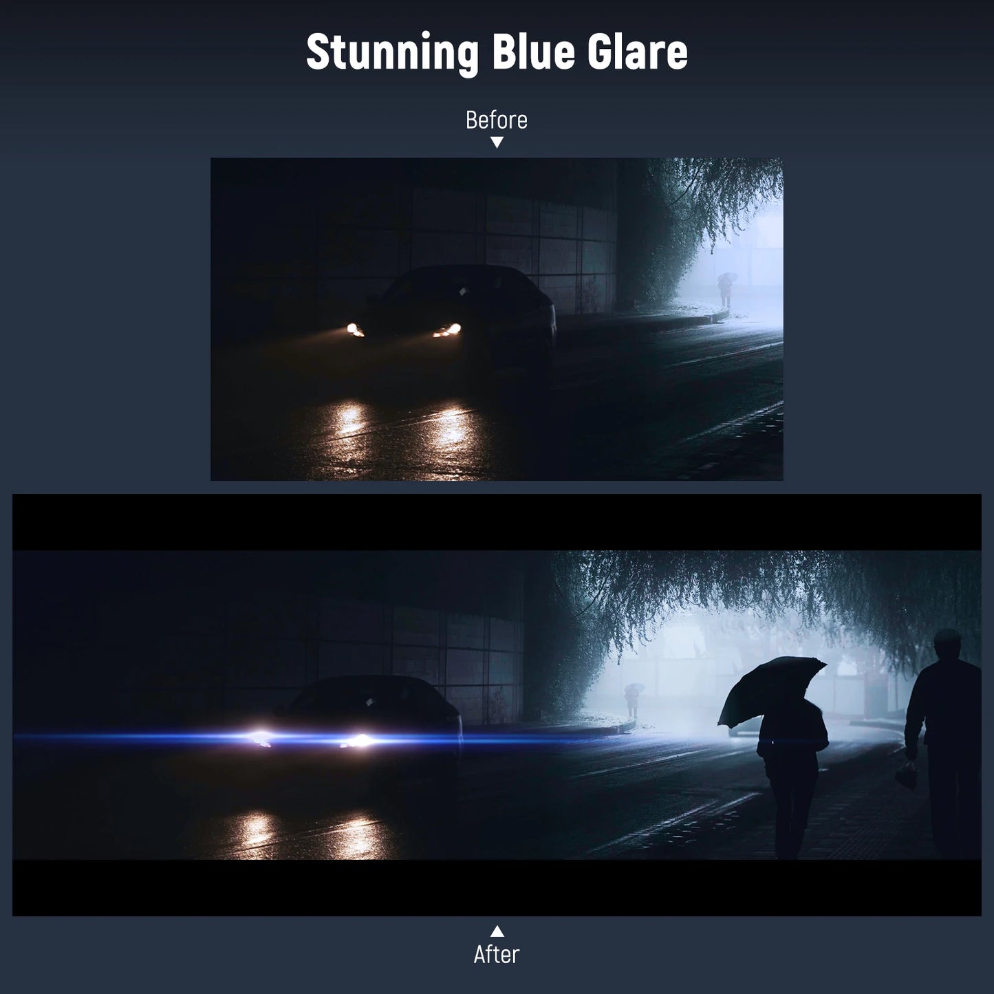 1.55x Blue Anamorphic Phone Lens with 17mm Clip