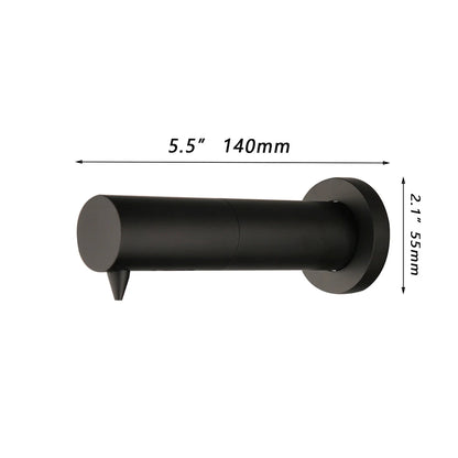 Black Wall Mounted Automatic Sensor Soap Dispenser 500ml
