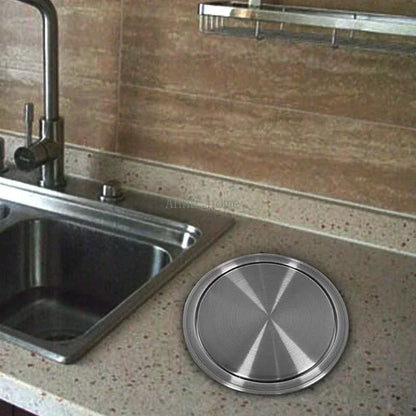 12L Stainless Steel Recessed Countertop Kitchen Bin
