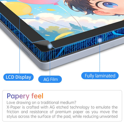 Portable 10.1" Graphics Drawing Tablet with Touch Display
