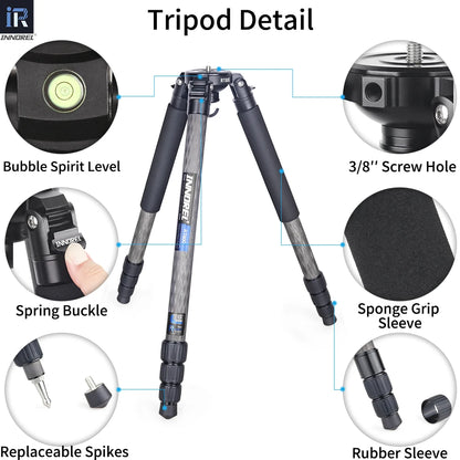 DSLR Carbon Fiber Tripod with BL75 Bowl Head