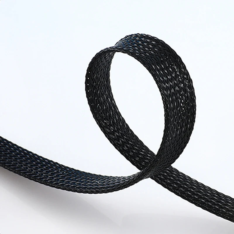 Heavy Duty Braided Cable Sleeving 10m Flame Retardant Tube