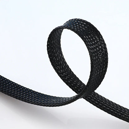 Heavy Duty Braided Cable Sleeving 10m Flame Retardant Tube