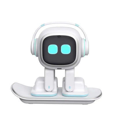 Interactive White Robot Toy for Kids Learning and Play