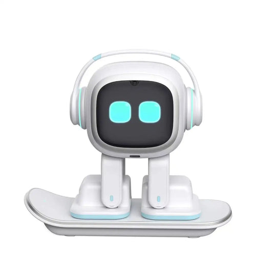 Interactive White Robot Toy for Kids Learning and Play