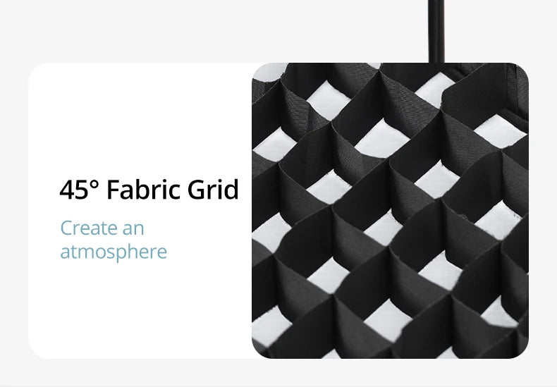 Portable 90cm Octagonal Softbox Grid Light Modifier
