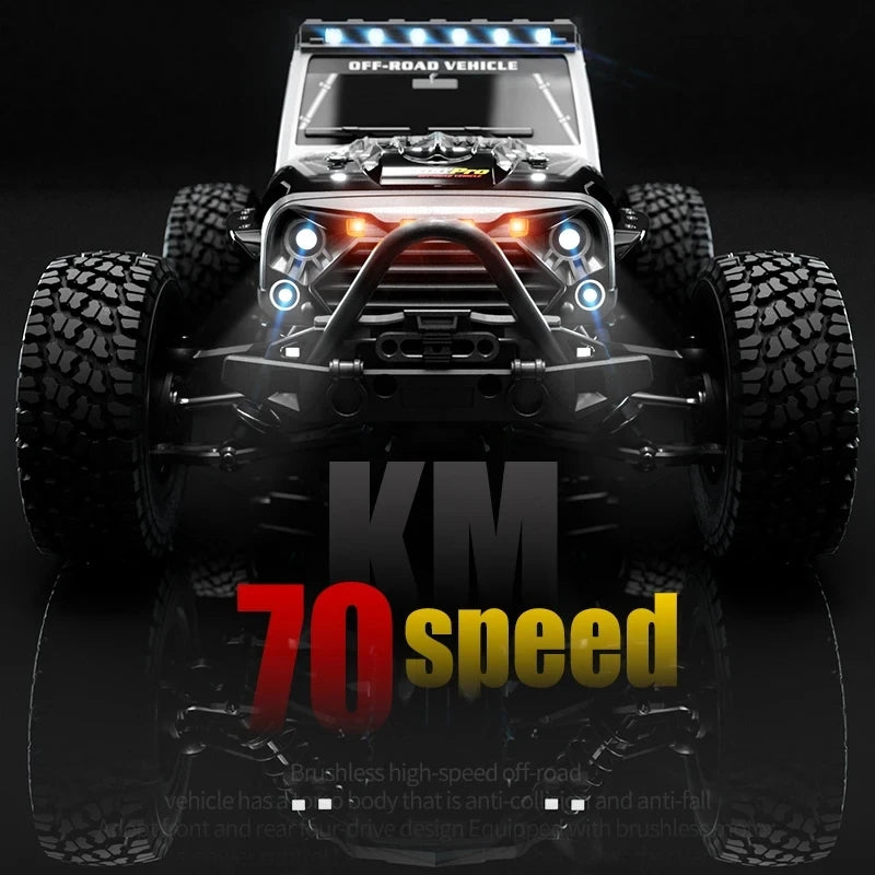 Remote Control Off Road Car 1:16 4WD with LED Lights