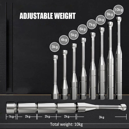 3-4kg Adjustable Weighted Clubbell Arm Strength Trainer