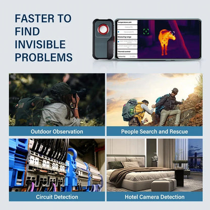 Portable 256×192 USB-C Thermal Camera for Android