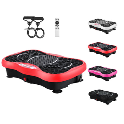 Red Fitness Vibration Platform for Home Workouts