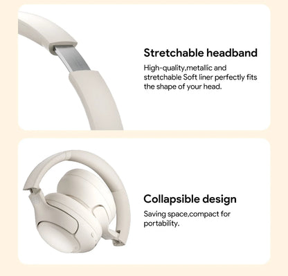 Wireless Over-Ear Headphones with ANC and 60H Battery
