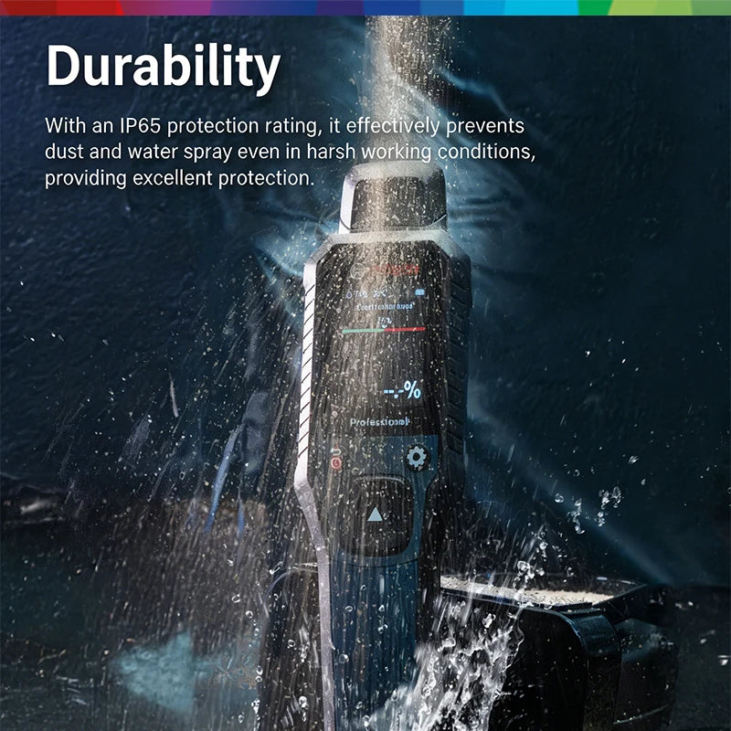 Professional Moisture Meter with Temperature & Humidity Sensor