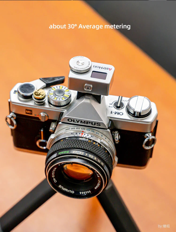 Camera Light Meter with Dual Dials for DSLR Photography