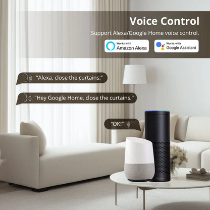 Electric Smart Curtain Rail Zigbee AU