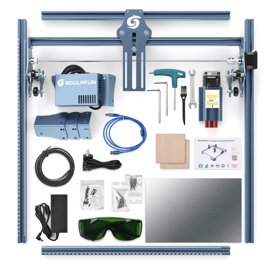Desktop Laser Engraving Machine 410x420mm Work Area