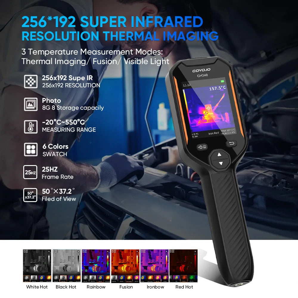 Handheld 240x240 Infrared Thermal Camera Inspection