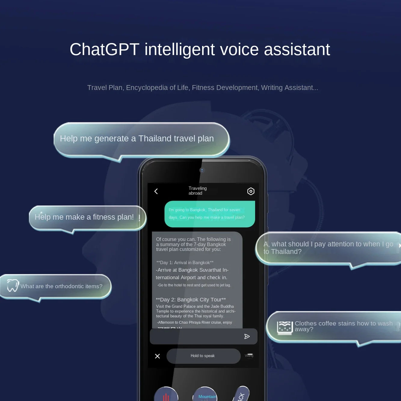 Portable 4G Smart Voice Translator Device Real-Time Global Languages