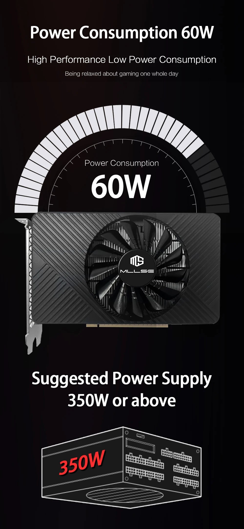 GTX 750Ti 8GB GDDR5 Gaming Graphics Card