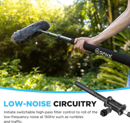 Super Cardioid Shotgun Condenser Microphone for DSLR Video