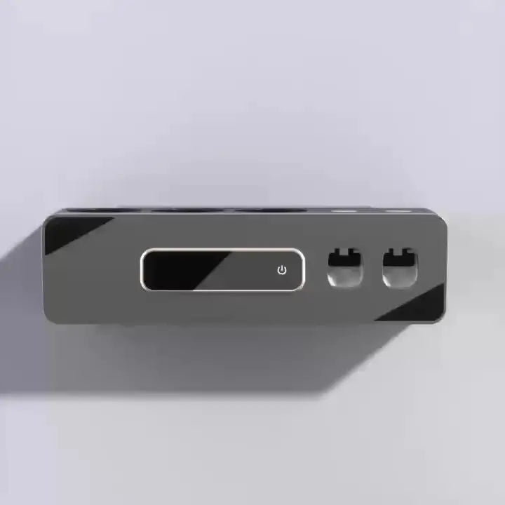 UV Sanitizing Toothbrush Holder with Automatic Toothpaste Dispenser