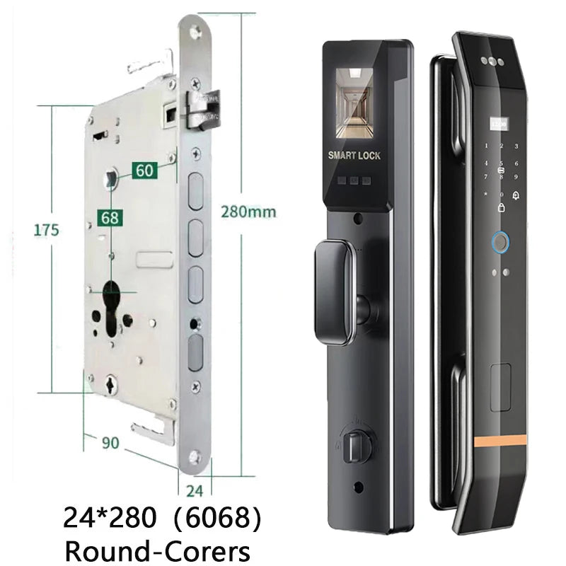 3D Face and Fingerprint Recognition Home Lock