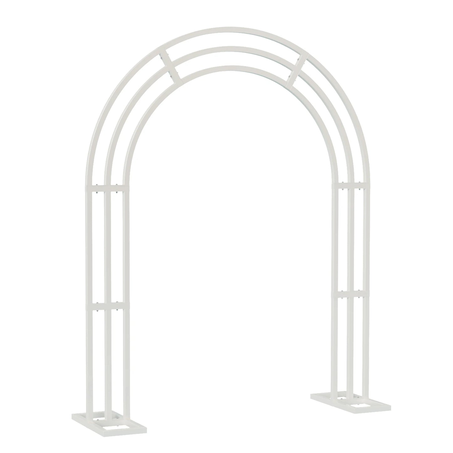 Large Metal Wedding Balloon Arch Stand for Garden Events