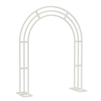 Large Metal Wedding Balloon Arch Stand for Garden Events