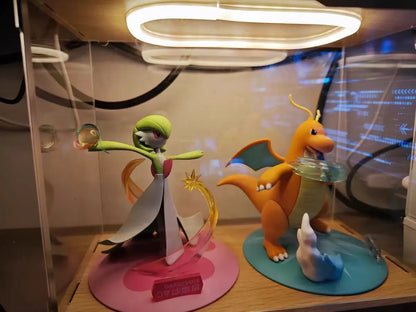 Acrylic Display Case 35x25cm with LED Ring Light