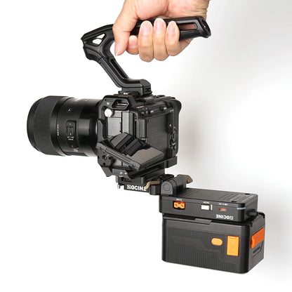 Dual V-Mount Battery Plate with Quick Release for DSLR