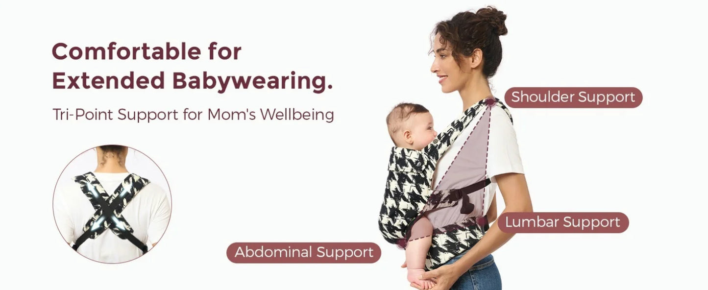 Ergonomic Baby Carrier 7–20kg Lightweight Starry Night