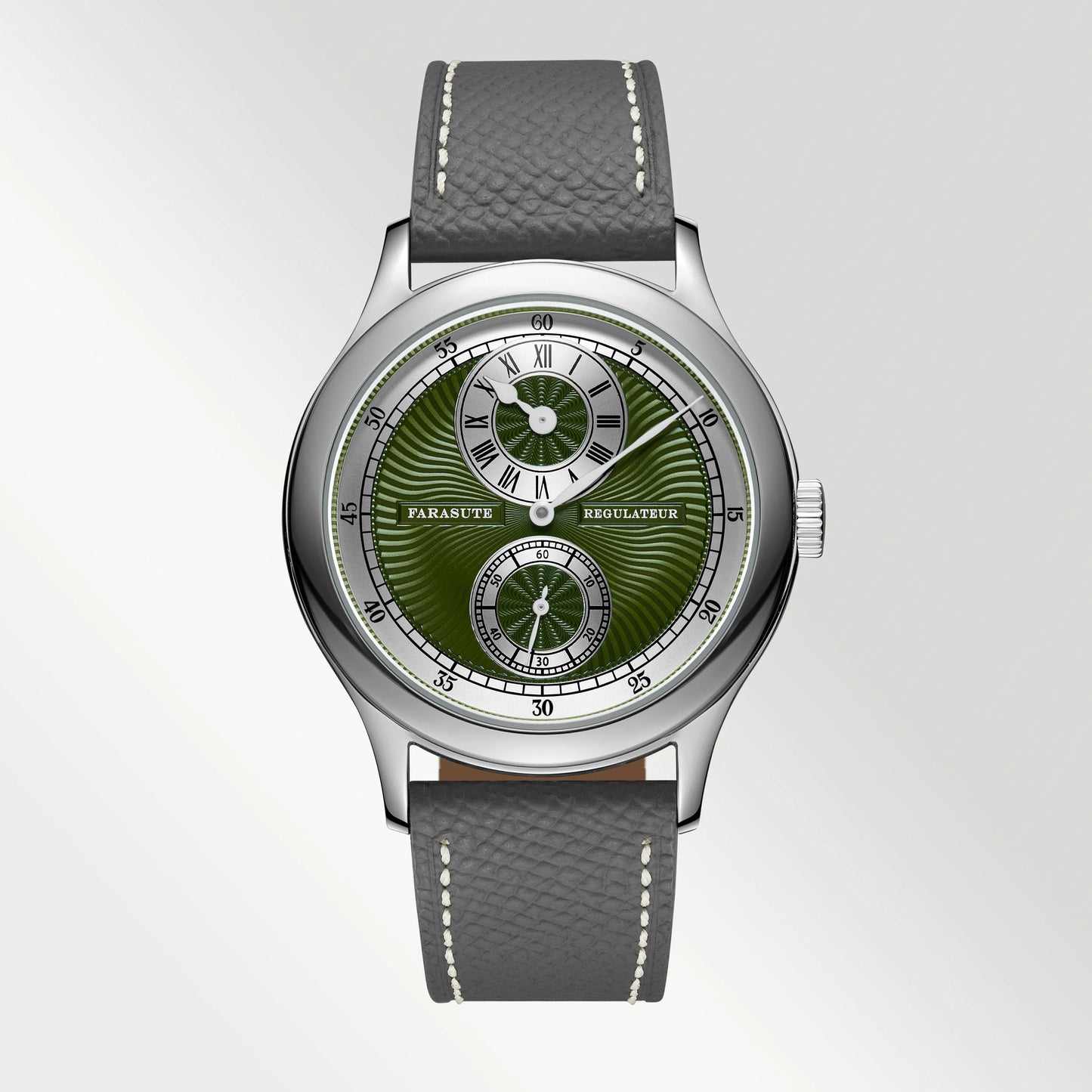 Mechanical Dress Watch Sapphire Crystal Waterproof Green Finish
