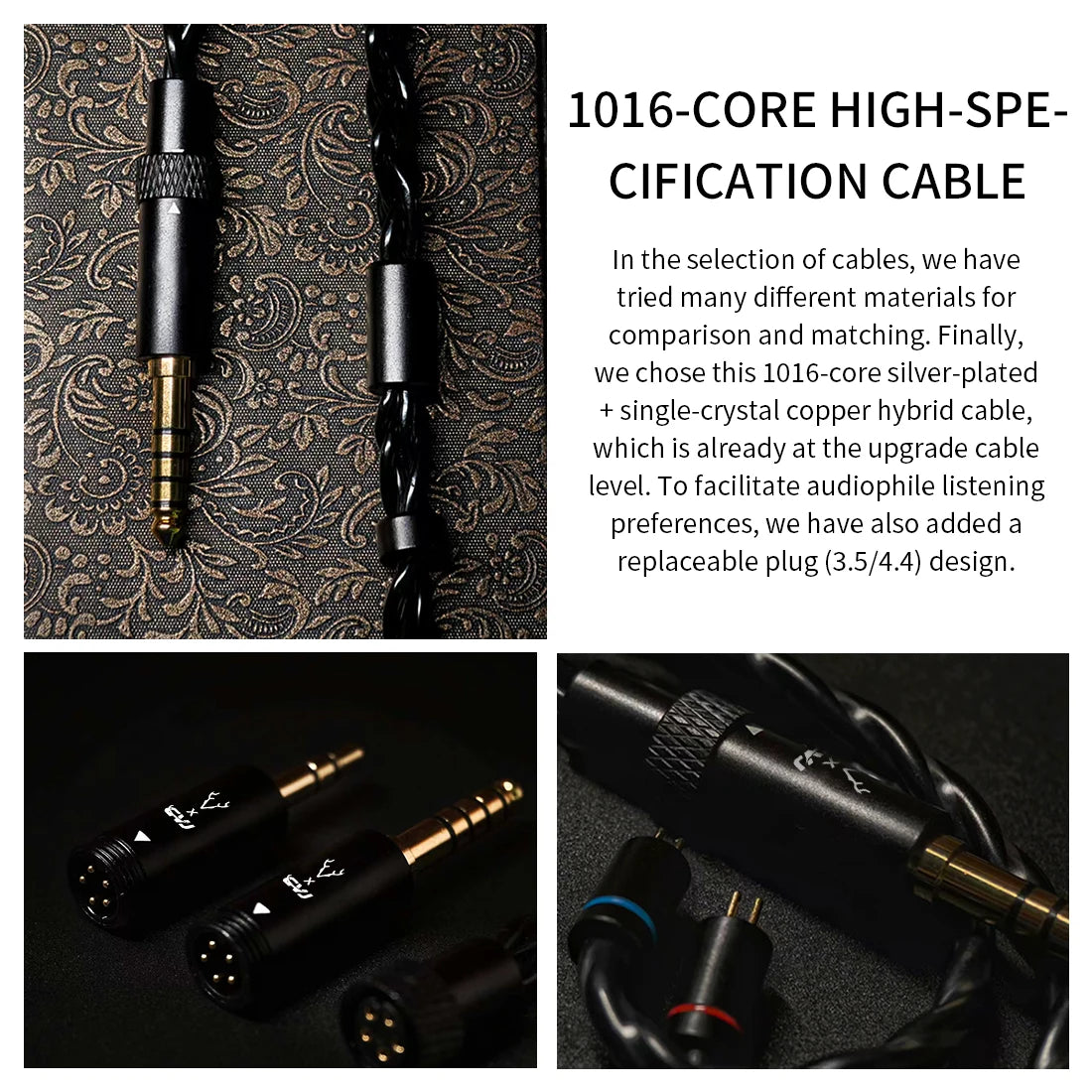 Portable Audiophile IEMs with Detachable 2 Pin Wiring