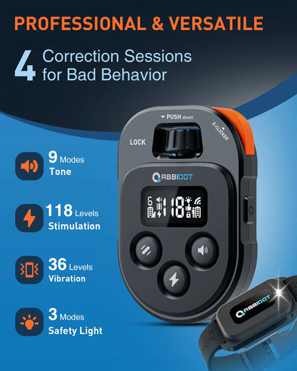 Waterproof Dog Training Collar with Remote Control