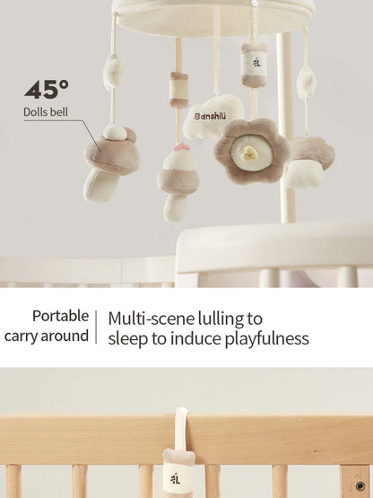 Crib Mobile Magic Rabbit with Soothing Music and Lights