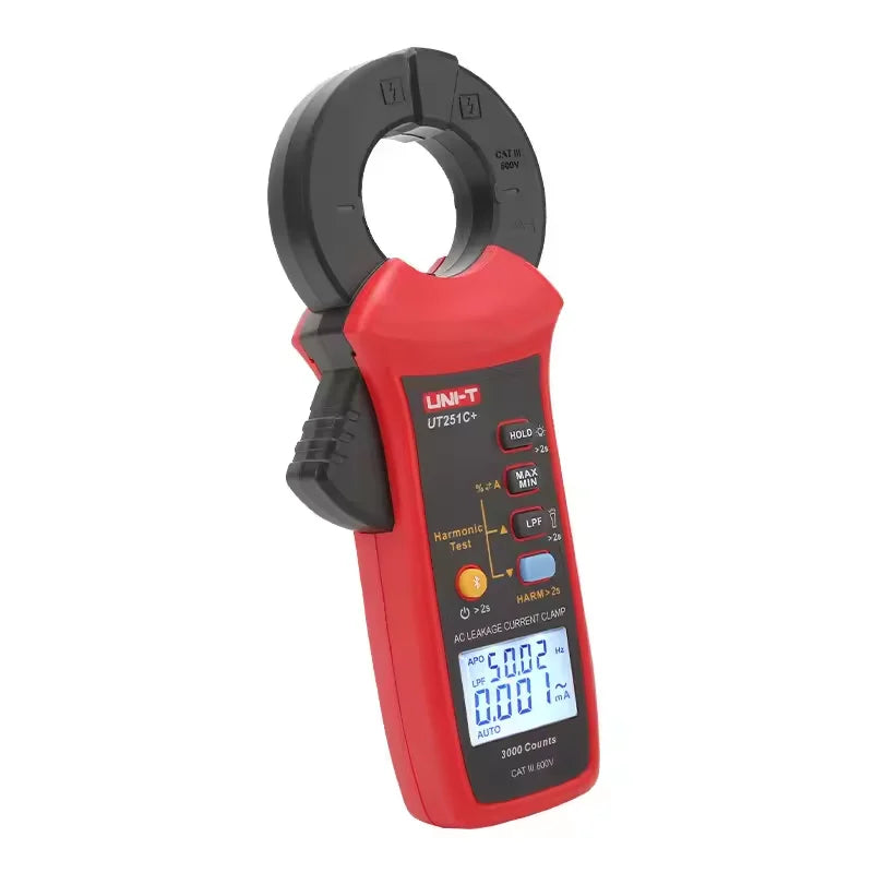 Digital 60A Leakage Clamp Meter with Bluetooth Testing