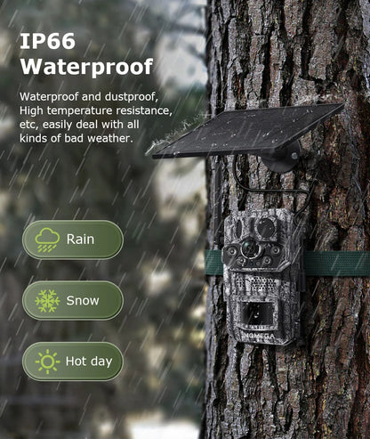 4G Trail Camera Wildlife Camera with PIR Night Vision