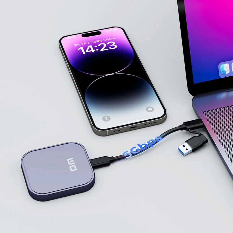 1TB Portable Magnetic SSD Type-C High-Speed External Drive