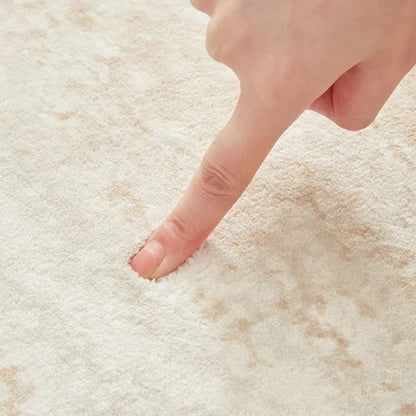 160 x 160 cm Plush Wabi Sabi Living Room Carpet