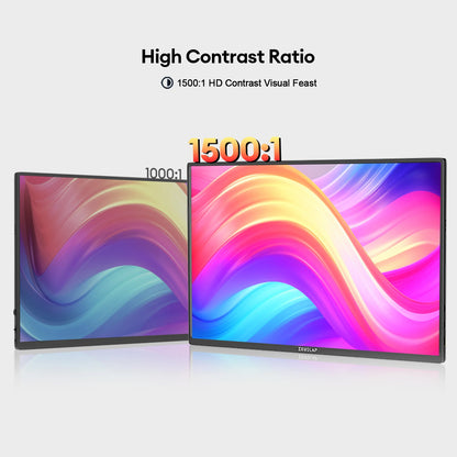 High-Resolution 16" IPS Portable Display 1200P 100% sRGB