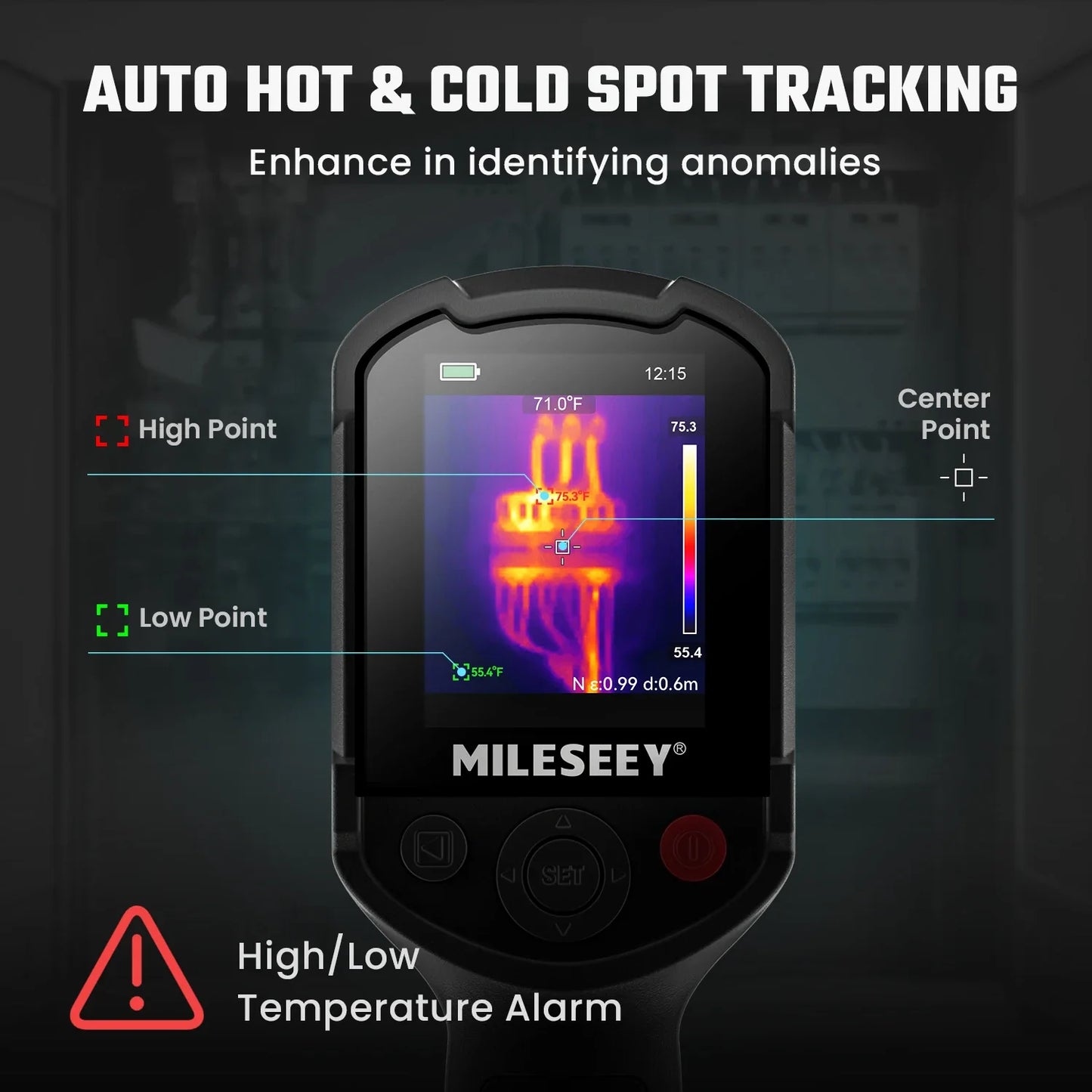 TR10 Compact Thermal Imaging Camera for Electrical Faults