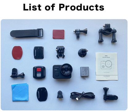 V10 5K Action Camera with Electronic Image Stabilization
