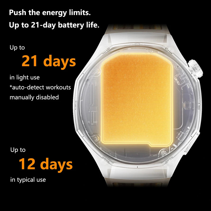 GT 6 Pro Titanium Smartwatch iOS & Android Compatible