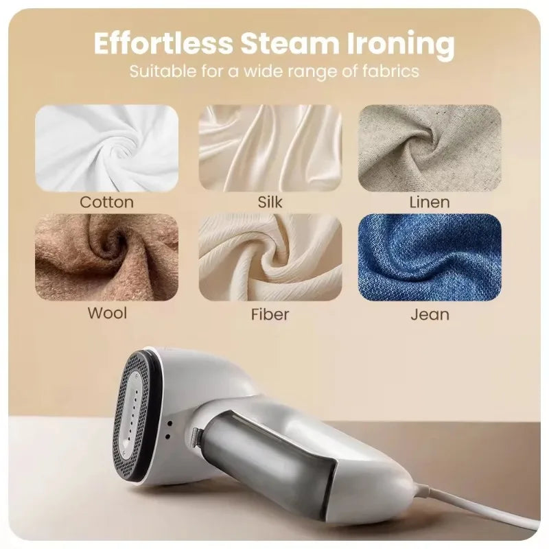 Portable Handheld Garment Steamer with Suction Ironing