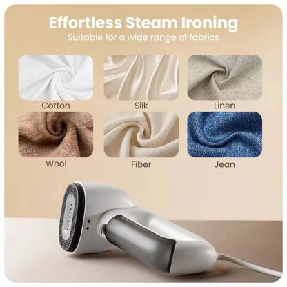 Portable Handheld Garment Steamer with Suction Ironing