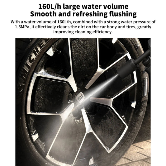 Wireless Car Washer 160L/h High Pressure Portable Cleaner