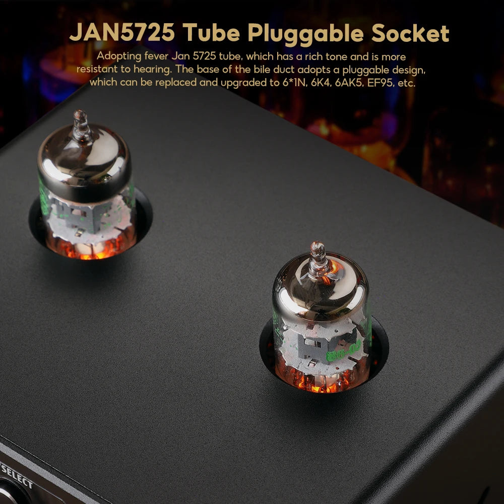 Bluetooth HiFi Audio Power Amplifier with Tube Preamp 32V