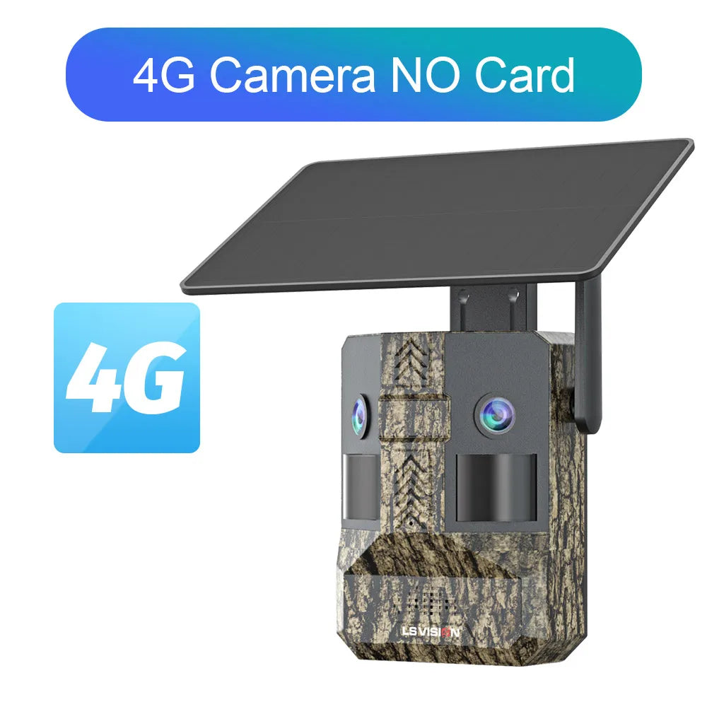 20MP 4G Solar Trail Camera with Dual Lens and PIR