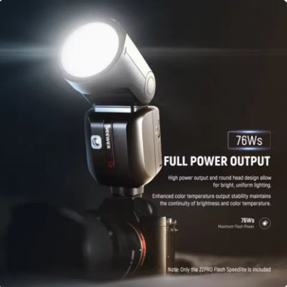 2.4G TTL Round Head Flash Speedlite for Nikon Cameras